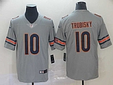 Nike Bears 10 Mitchell Trubisky Silver Inverted Legend Limited Jersey,baseball caps,new era cap wholesale,wholesale hats